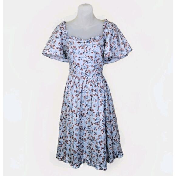 Gal Meets Glam Dresses & Skirts - Anthropologie Gal Meets Glam Marianna Dress Womens 12 Floral Cottagecore Prairie